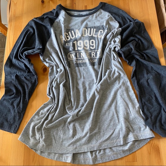 Agua Dulce Winery Baseball Tee - Picture 1 of 8
